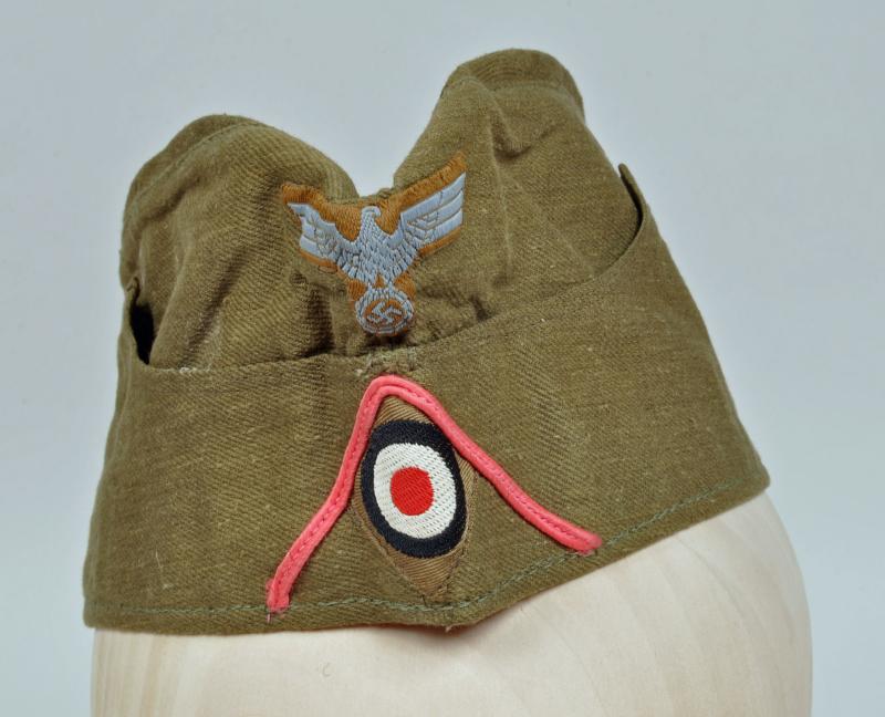 GERMAN WWII PANZER TROPICAL OVERSEAS CAP.