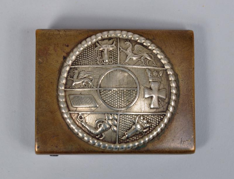 GERMAN WWI MECKLENBURG STRELITZ ENLISTED MANS BUCKLE.