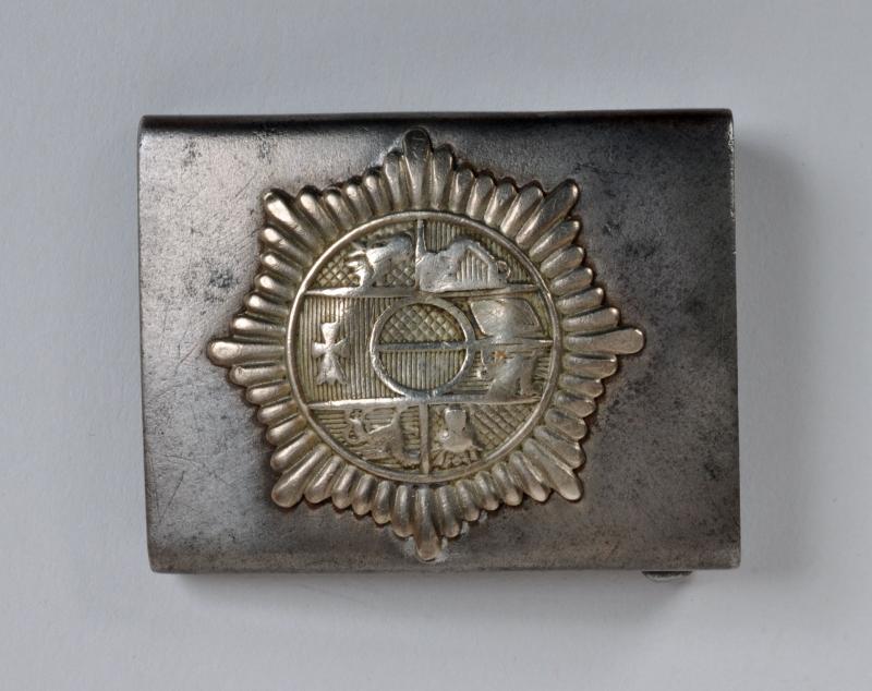 GERMAN WWI MECKLENBURG SCHWERIN ENLISTED RANKS STEEL BELT BUCKLE.