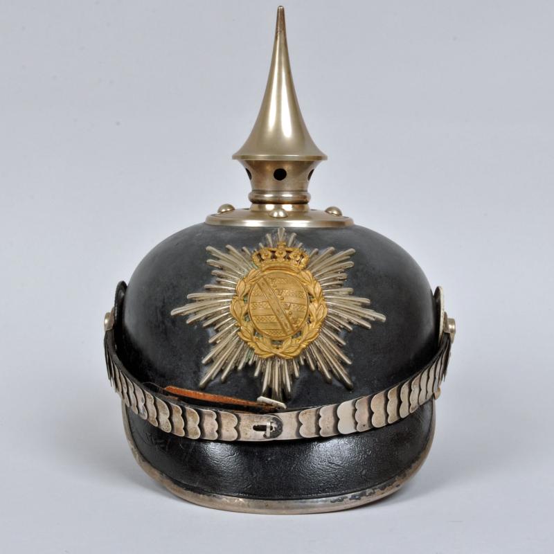 Regimentals | GERMAN WWI SAXON LEIB GRENADIER REGIMENT 100 PICKELHAUBE.