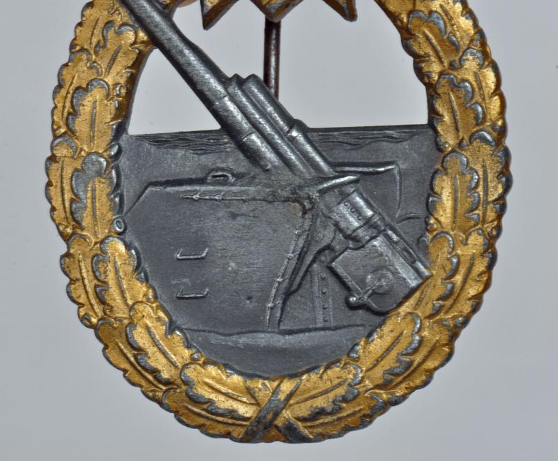 Regimentals German Wwii Kriegsmarine Coastal Artillery Badge