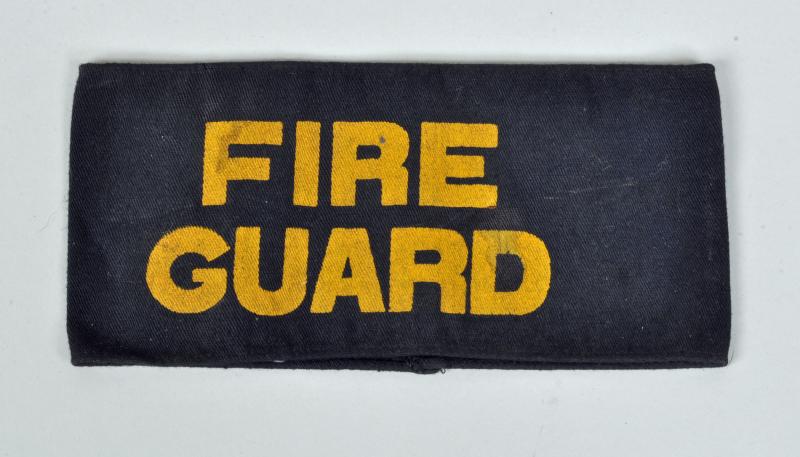 BRITISH WWII FIRE GUARD ARMBAND.