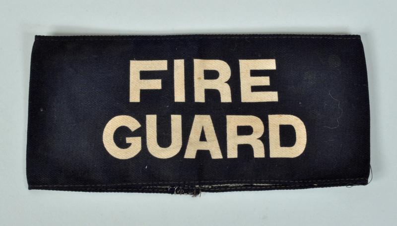 BRITISH WWII FIRE GUARD ARMBAND.