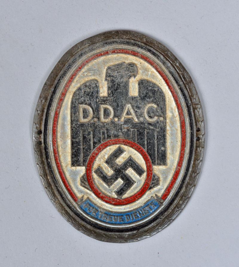GERMAN WWII DDAC LONG SERVICE BADGE.