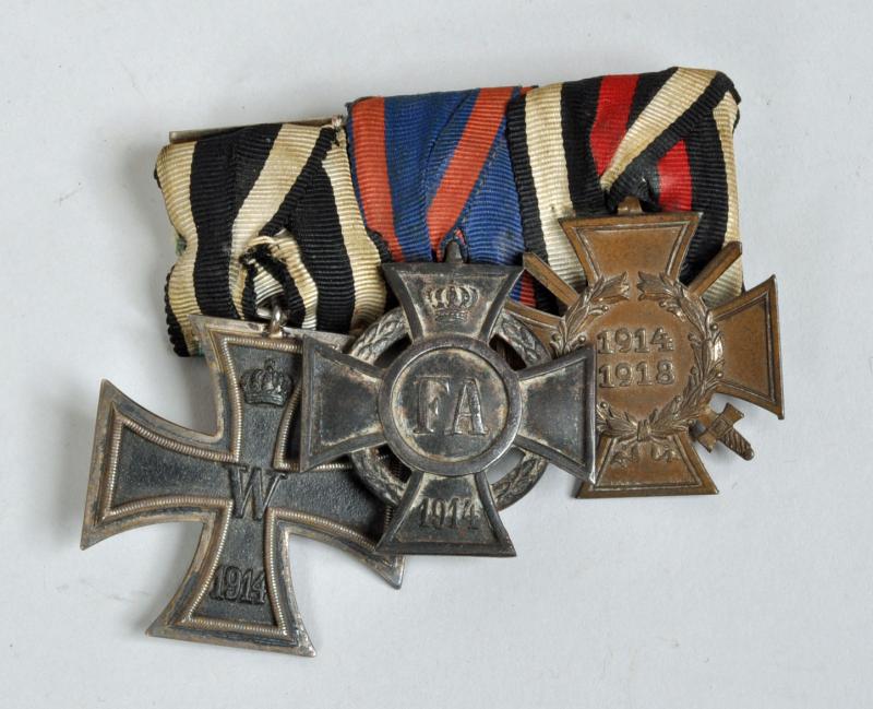 GERMAN WWI IRON CROSS TRIO.