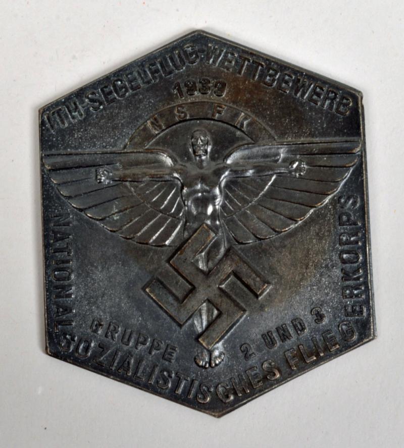 GERMAN WWII NSFK PLAQUETTE.