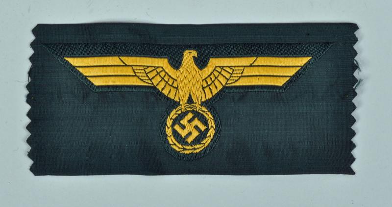 GERMAN WWII COASTAL ARTILLERY BREAST EAGLE.