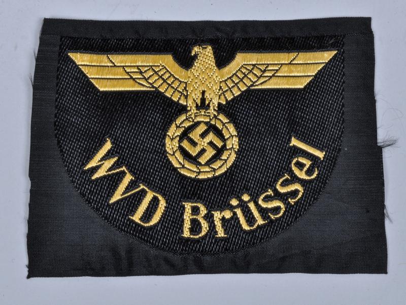 GERMAN WWII WVD BRUSSEL ARM SHIELD.