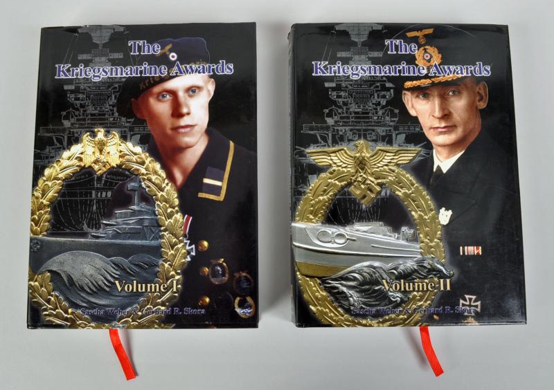 GERMAN WWII THE KRIEGSMARINE AWARDS, VOLUME 1 & 2.