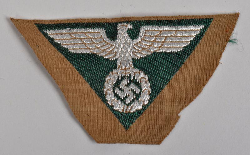 GERMAN WWII SA OVERSEAS CAP EAGLE.