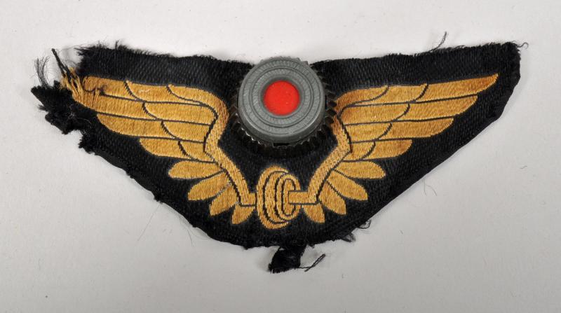 GERMAN WWII RAILWAY OFFICIAL’S CAP COCKADE.