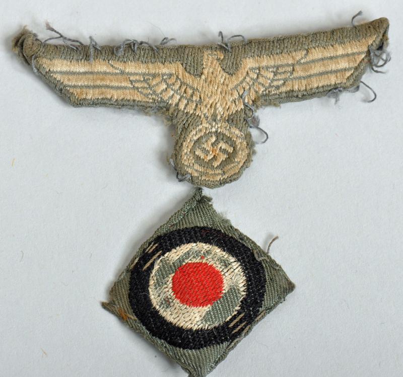 Regimentals | GERMAN WWII EARLY M.38 CAP, EAGLE AND COCKADE.