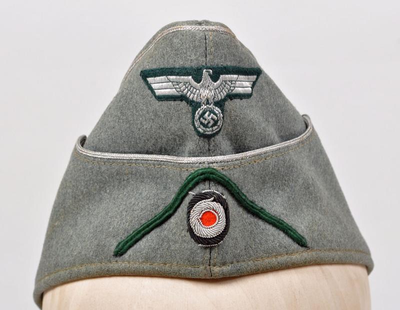 GERMAN WWII ARMY ADMINISTRATION OFFICERS OVERSEAS CAP.