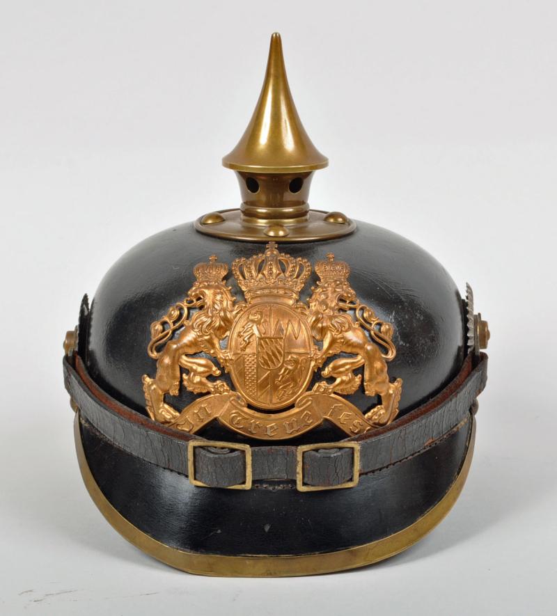 GERMAN WWI BAVARIAN 12TH INFANTRY REGIMENT PICKELHAUBE.