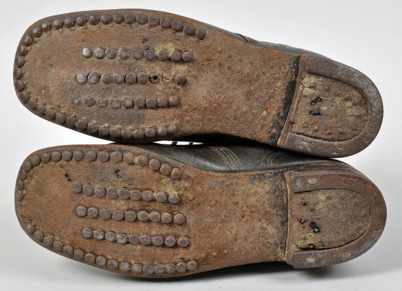 Regimentals | BRITISH 1918 DATED ANKLE BOOTS.