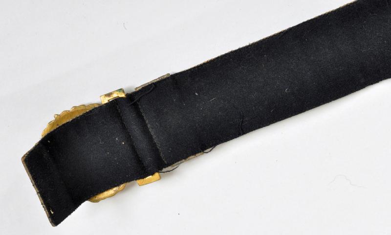 Regimentals | GERMAN WWII KRIEGSMARINE OFFICERS BROCADE BELT.