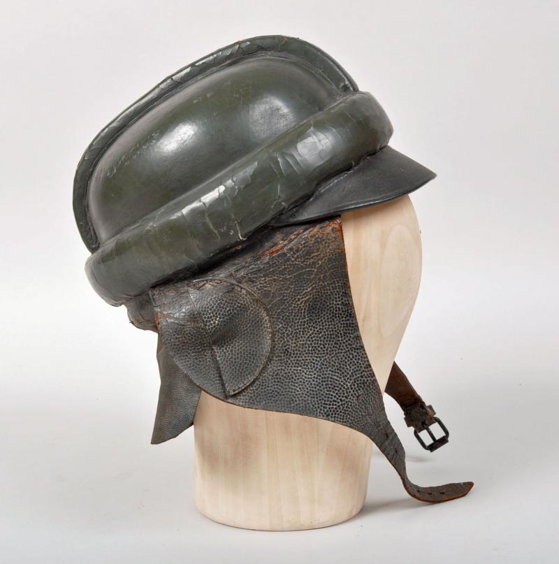 GERMAN WWI AVIATORS HELMET.