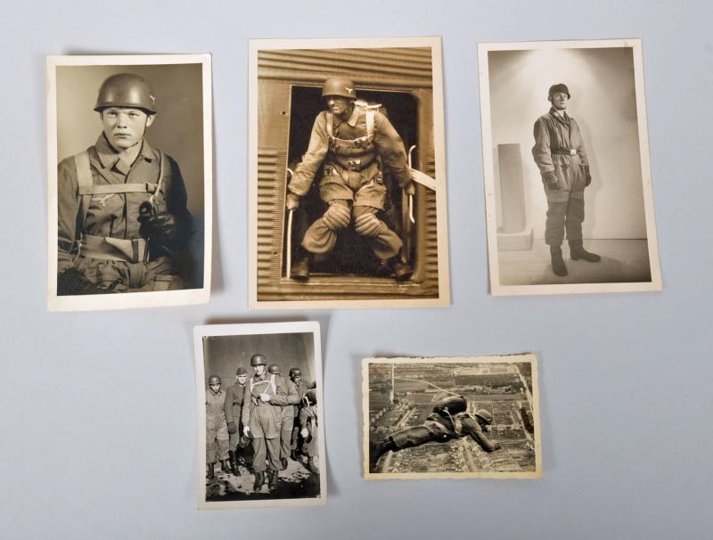 GERMAN WWII PARATROOPER PHOTOGRAPHS.