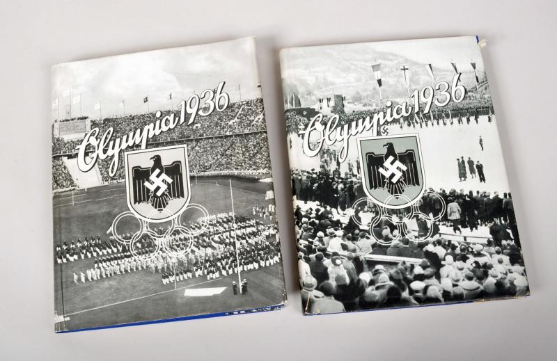 GERMAN WWII OLYMPIC 1938 DOUBLE VOLUME BOOKS.