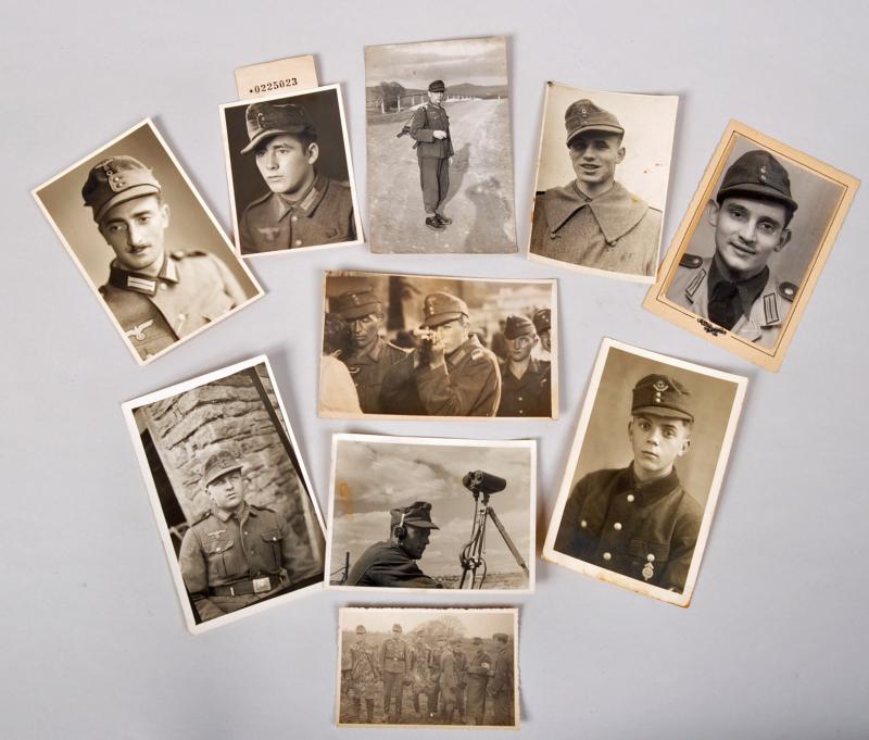 GERMAN WWII 10 M.43 CAP IMAGES.