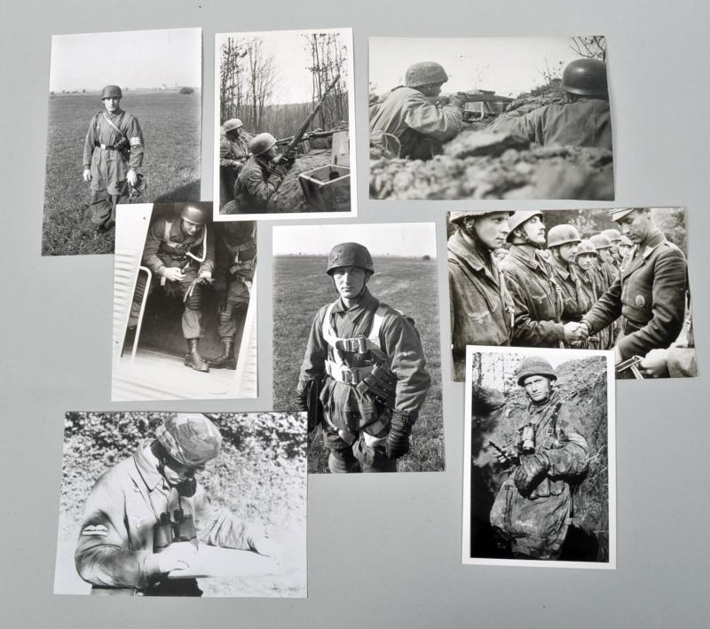 GERMAN WWII 8 PARATROOPER IMAGES.