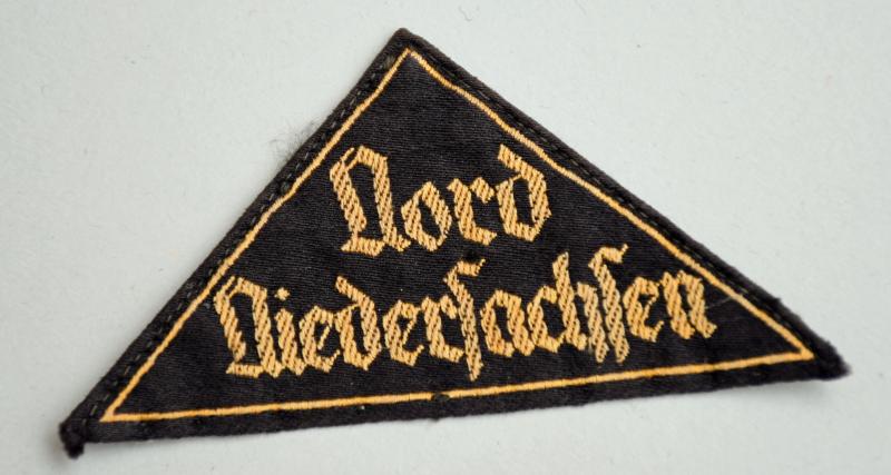 GERMAN WWII HITLER YOUTH DISTRICT TRIANGLE,  NORD NIEDERSACHSEN.