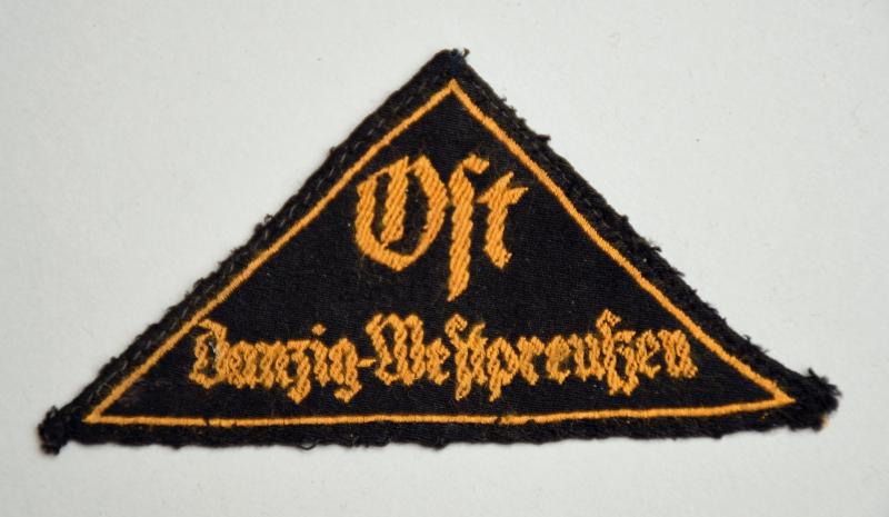 GERMAN WWII HITLER YOUTH DISTRICT TRIANGLE,  EAST DANZIG WEST PRUSSIA.