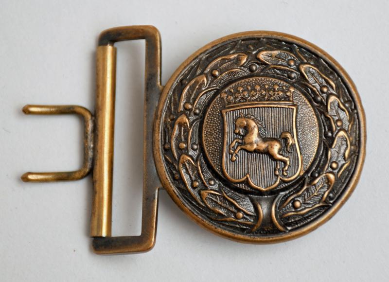 GERMAN WWII FIRE DEFENCE OFFICER FOR WESTPHALIA BUCKLE.