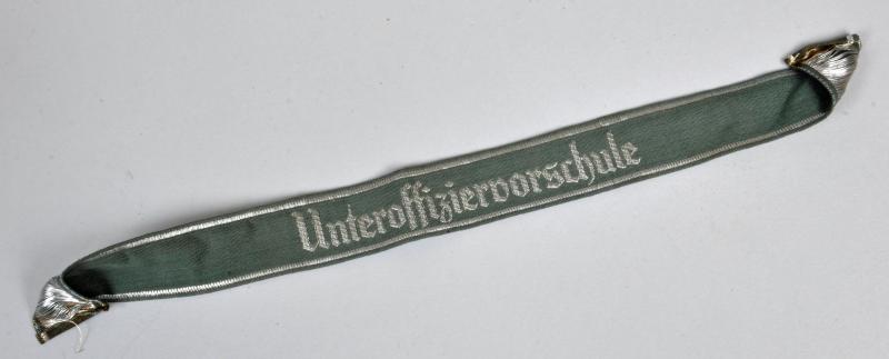 GERMAN WWII UNTEROFFIZIER VORSCHULE CUFF TITLE.