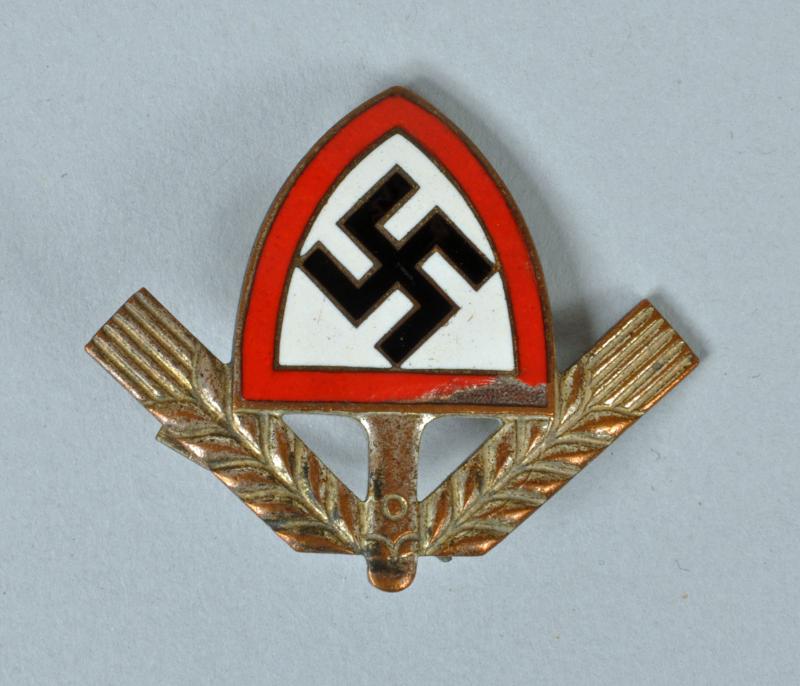 GERMAN WWII RAD OFFICERS CAP INSIGNIA