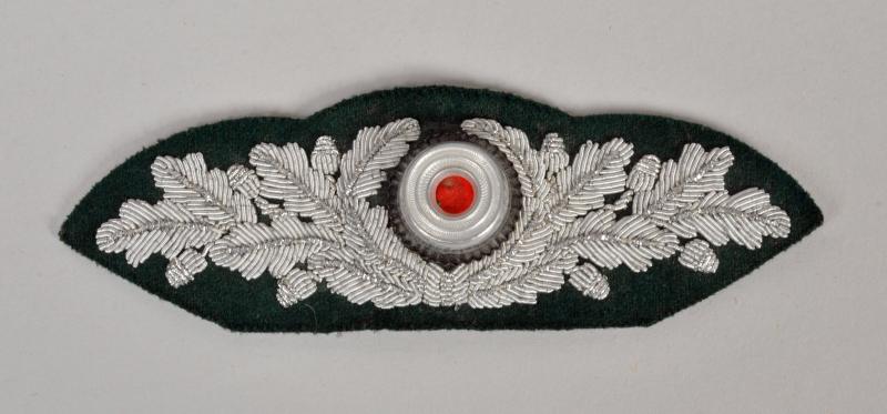 GERMAN WWII FORESTRY SERVICE OFFICERS VISOR CAP COCKADE