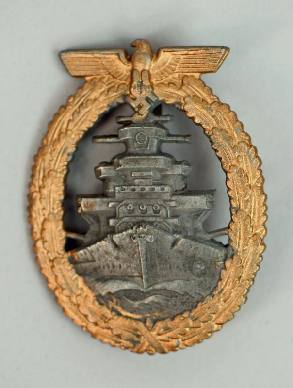 Regimentals | GERMAN WWII KRIEGSMARINE HIGH SEAS FLEET BADGE.