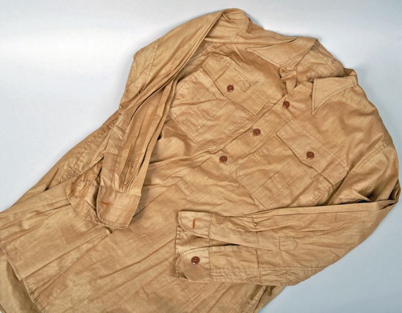 GERMAN WWII LUFTWAFFE TROPICAL SHIRT.