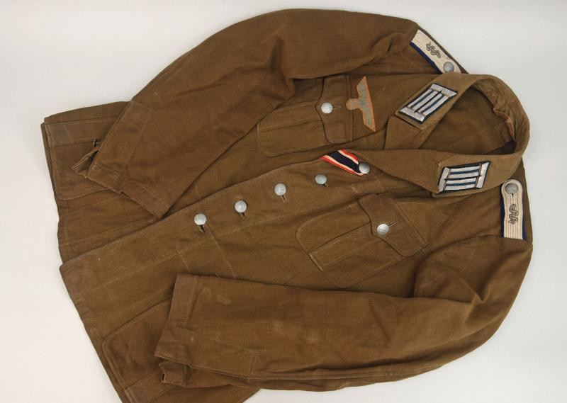 GERMAN WWII AFRIKA KORPS ARMY  MEDICAL OFFICERS TUNIC.