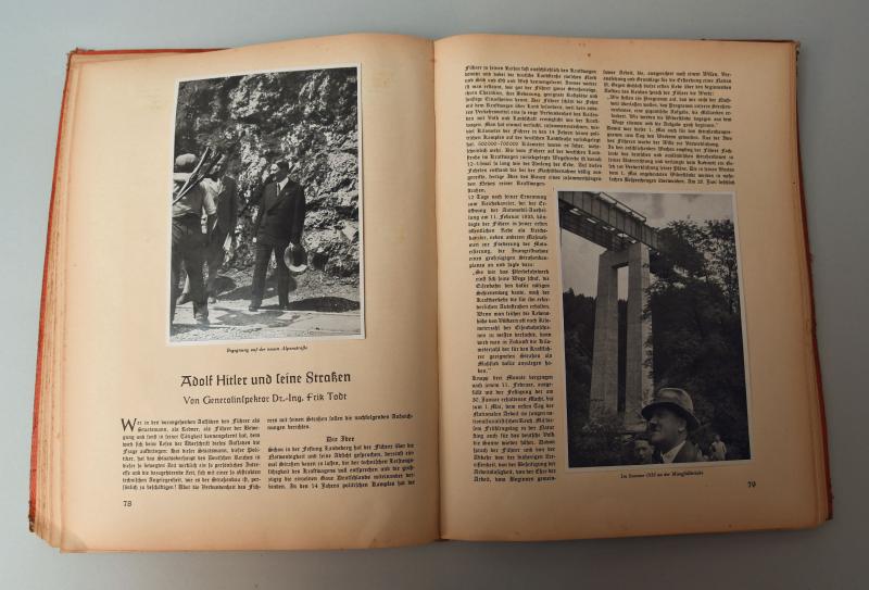 Regimentals | GERMAN WWII ADOLF HITLER CIGARETTE CARD BOOK.