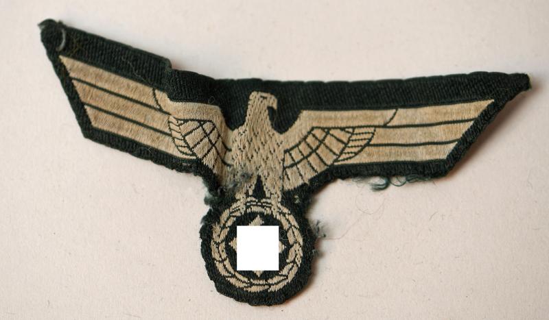 Regimentals | GERMAN WWII ARMY BEVO BREAST EAGLE.