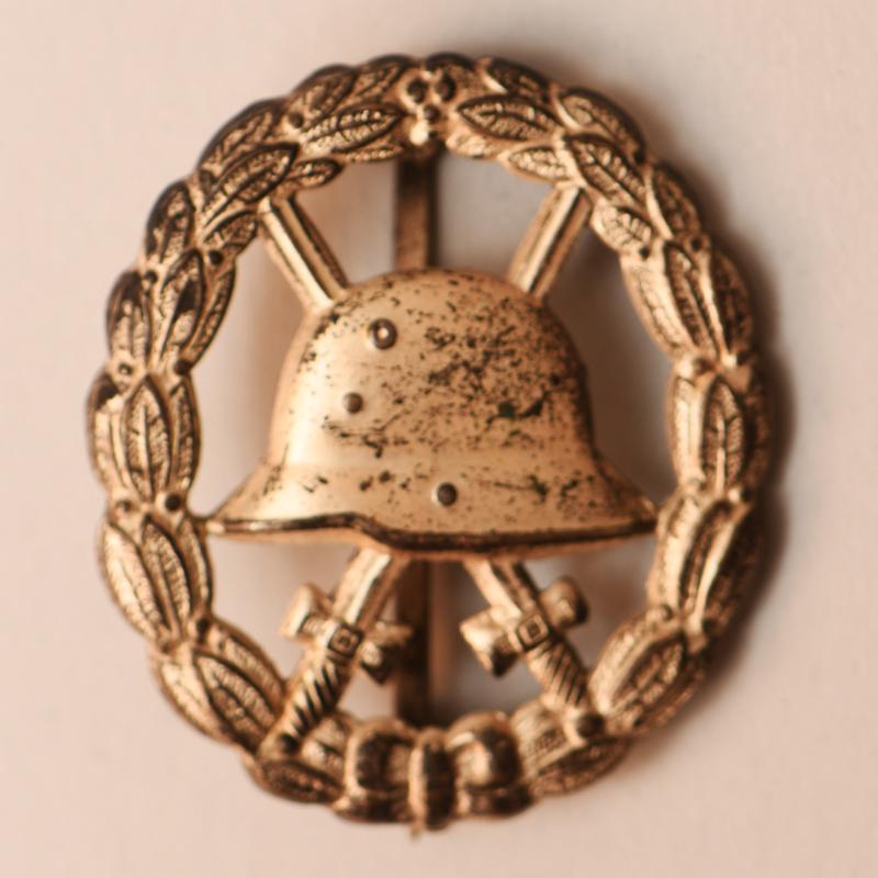 GERMAN WWI WOUND BADGE IN SILVER.