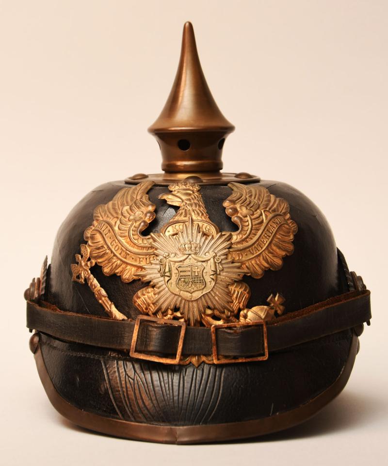 GERMAN WWI OLDENBURG INFANTRY REGIMENT PICKLEHAUBE.