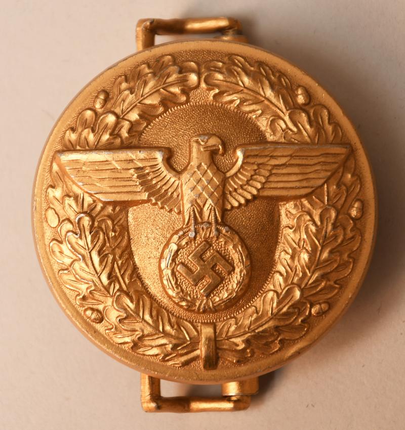 GERMAN WWII POLITICAL LEADERS BELT BUCKLE.