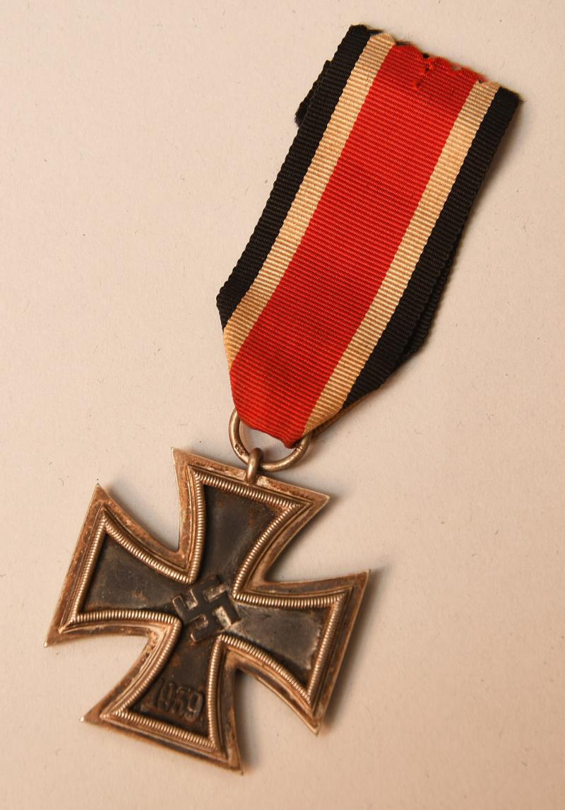 GERMAN WWII IRON CROSS 2ND CLASS WITH UNUSUAL NUMBER.