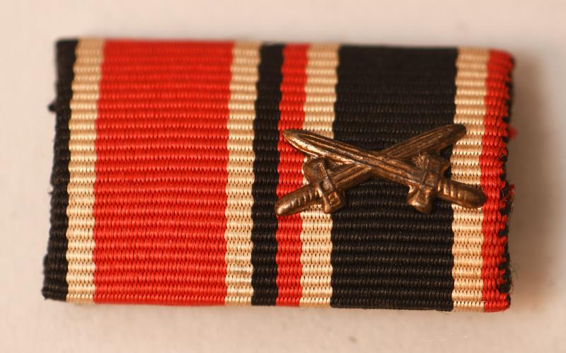 GERMAN WWII TWIN MEDAL RIBBON BAR.