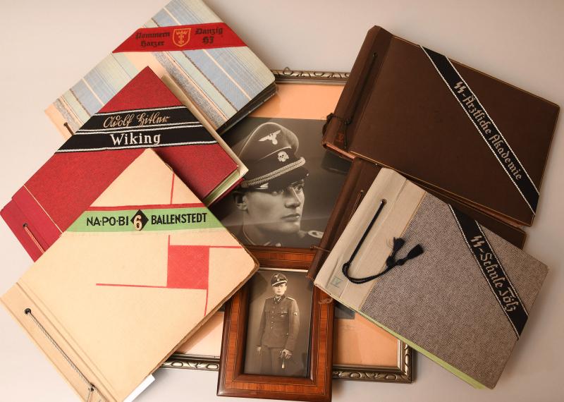 GERMAN WWII 6 MAGNIFICENT SS PHOTOGRAPH ALBUMS.