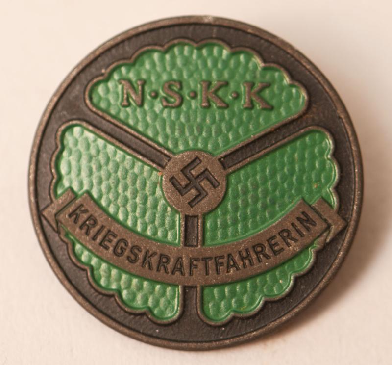 Regimentals German Wwii Nskk Female Drivers Badge