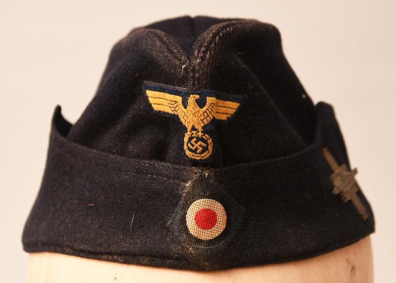 GERMAN WWII SUBMARINERS U BOAT OVERSEAS CAP