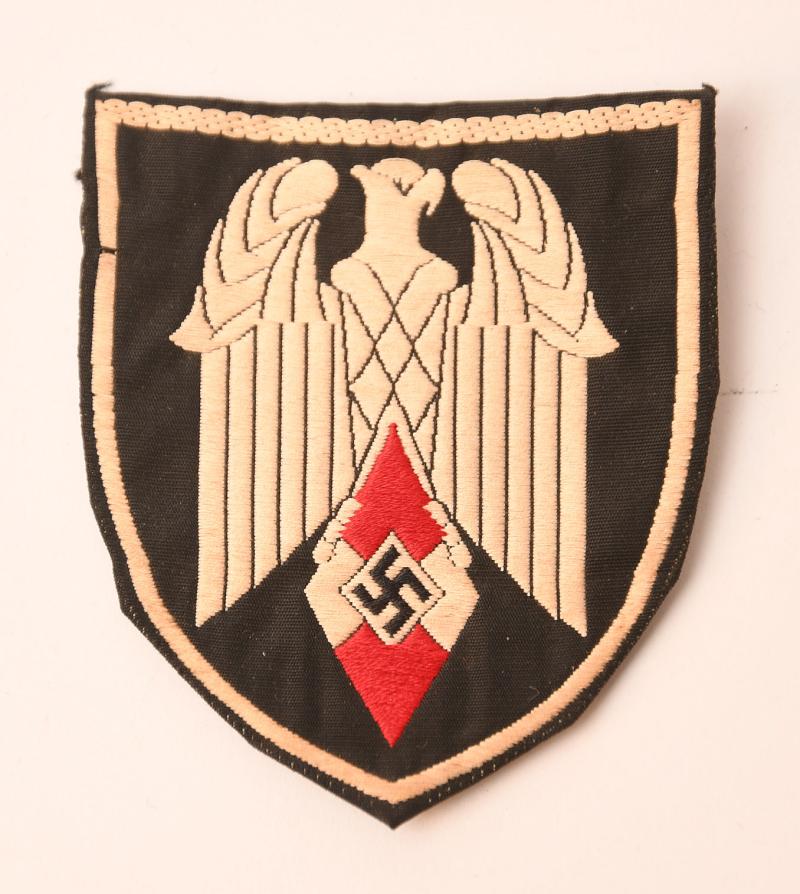 GERMAN WWII HITLER YOUTH STANDARD-BEARER’S ARM PATCH.