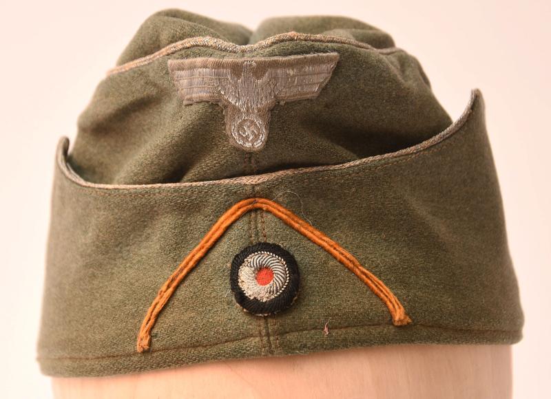 GERMAN WWII CAVALRY OFFICERS OVERSEA’S CAP.