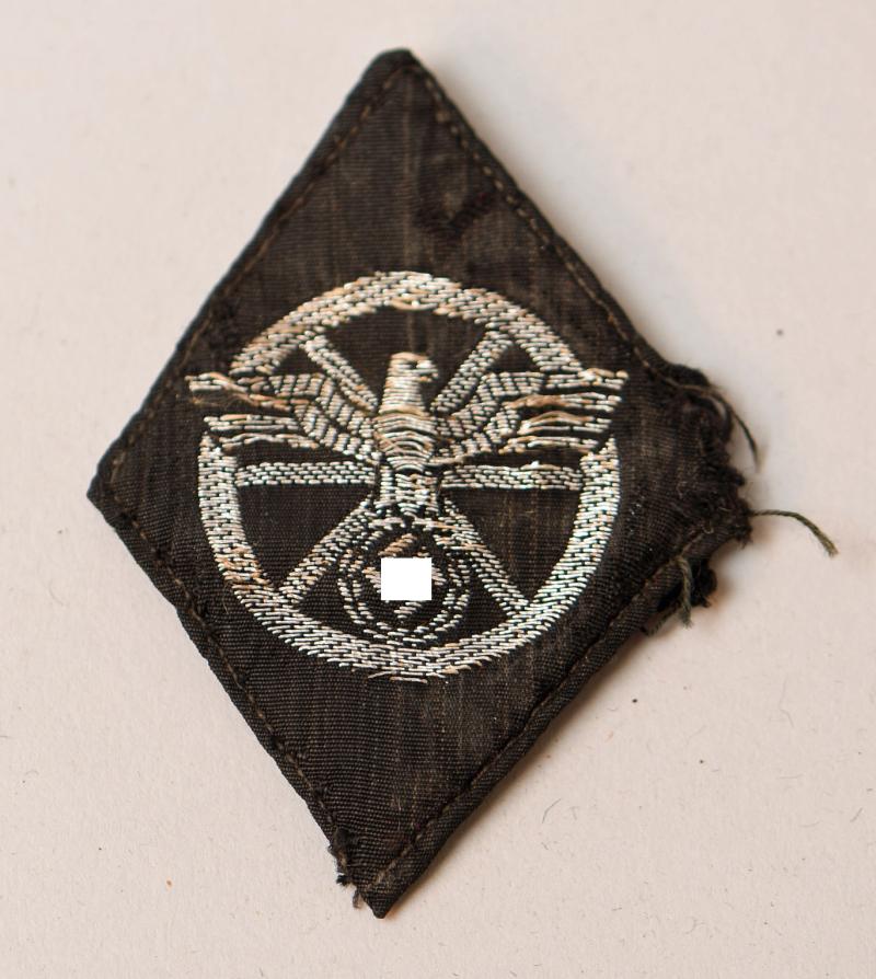 GERMAN WWII NSKK DRIVERS SLEEVE BADGE.