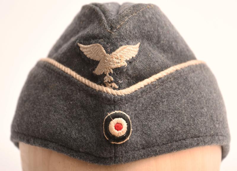 GERMAN WWII HERMANN GOERING ENLISTED RANKS OVERSEAS CAP.