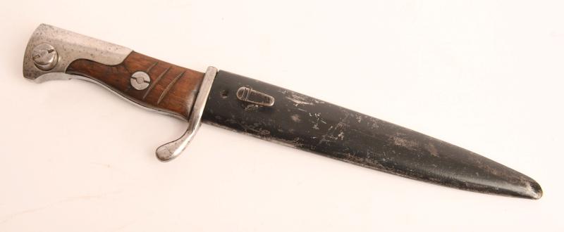 GERMAN WWI ADAPTED FIGHTING KNIFE.