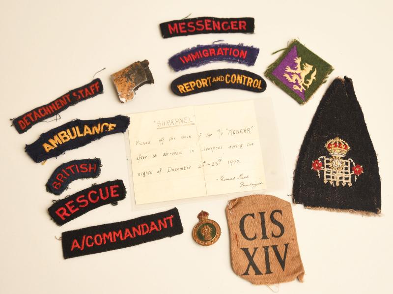 BRITISH WWII CIVIL DEFENCE GROUPING.